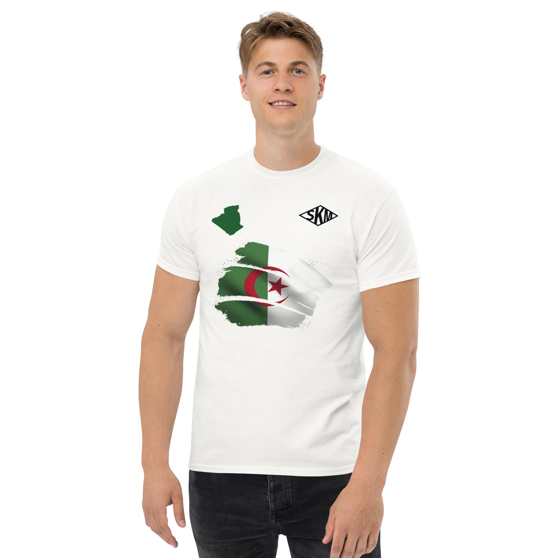 T-shirt Algérie Vibes White - SKM SHOP