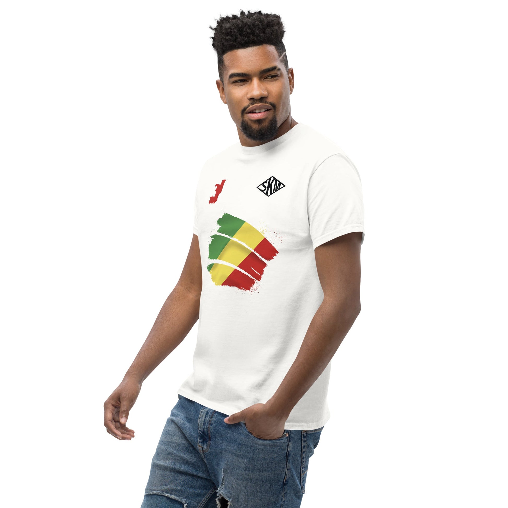 T-shirt Congo Vibes White - SKM SHOP