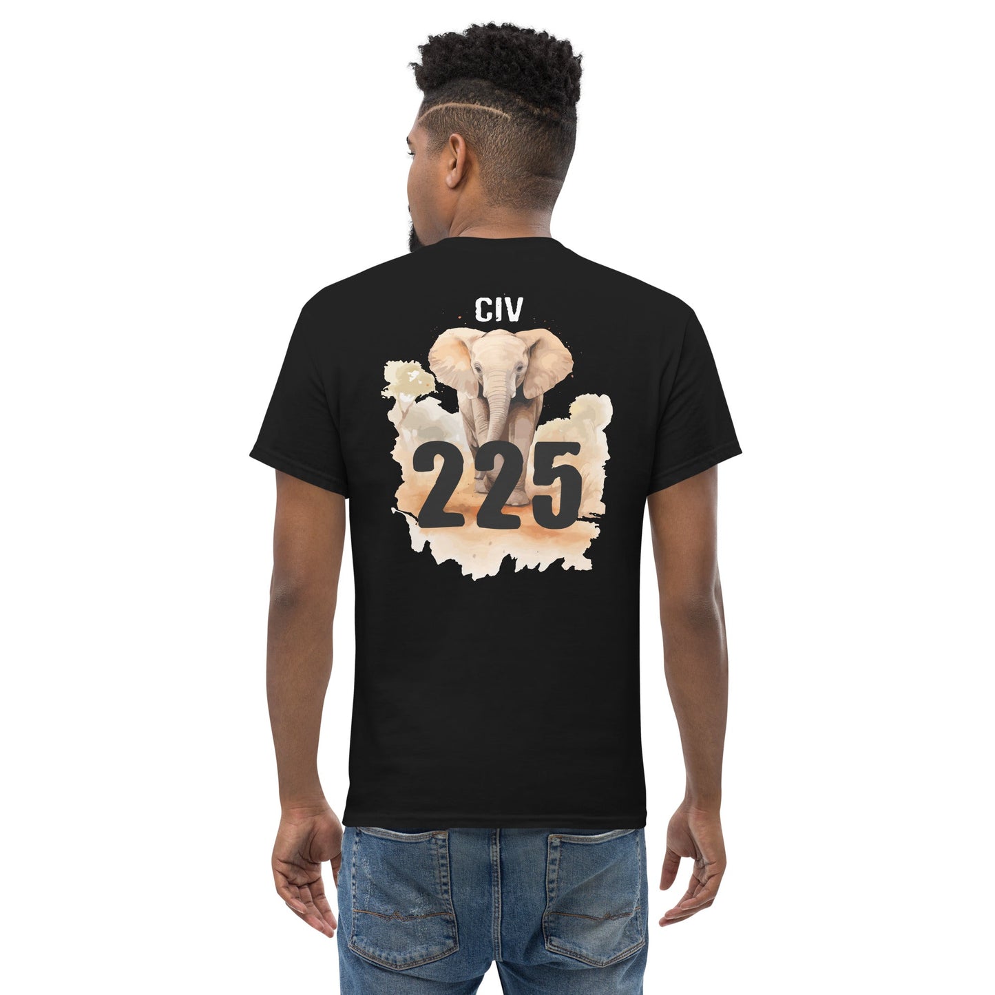 T-shirt Ivory Vibes Black - SKM SHOP