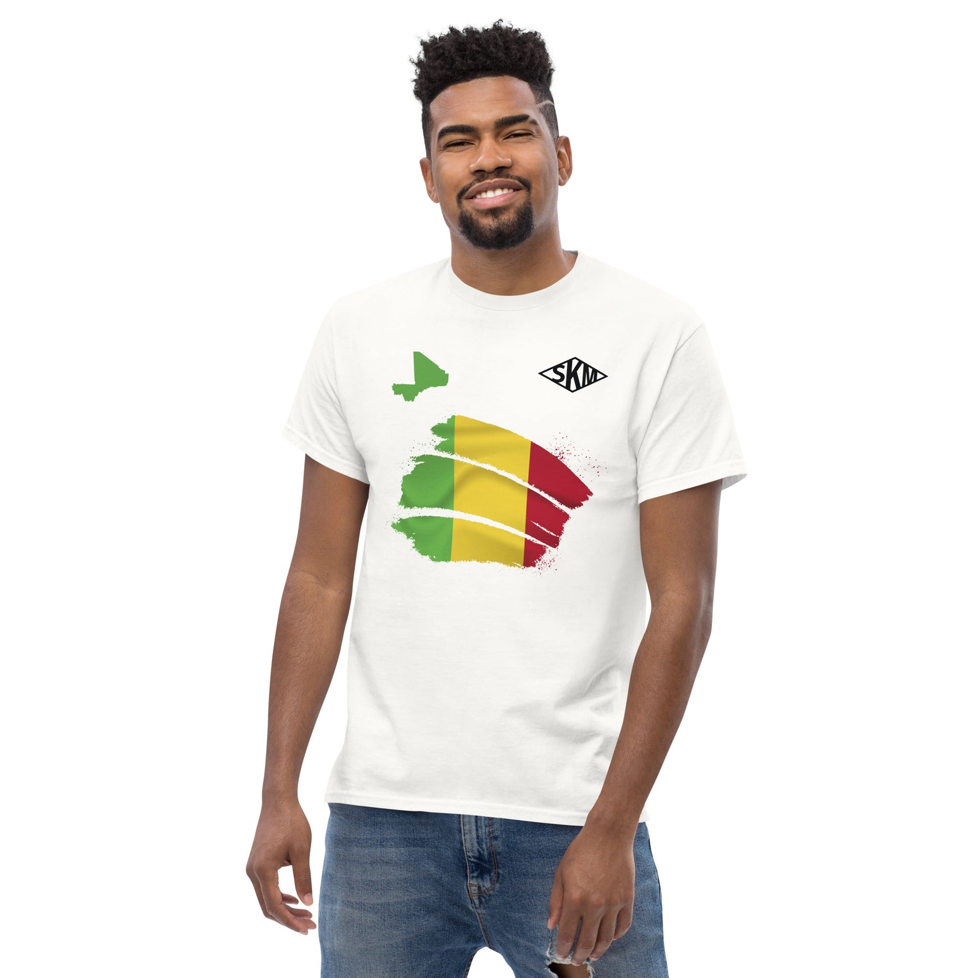 T-shirt Mali Vibes White - SKM SHOP