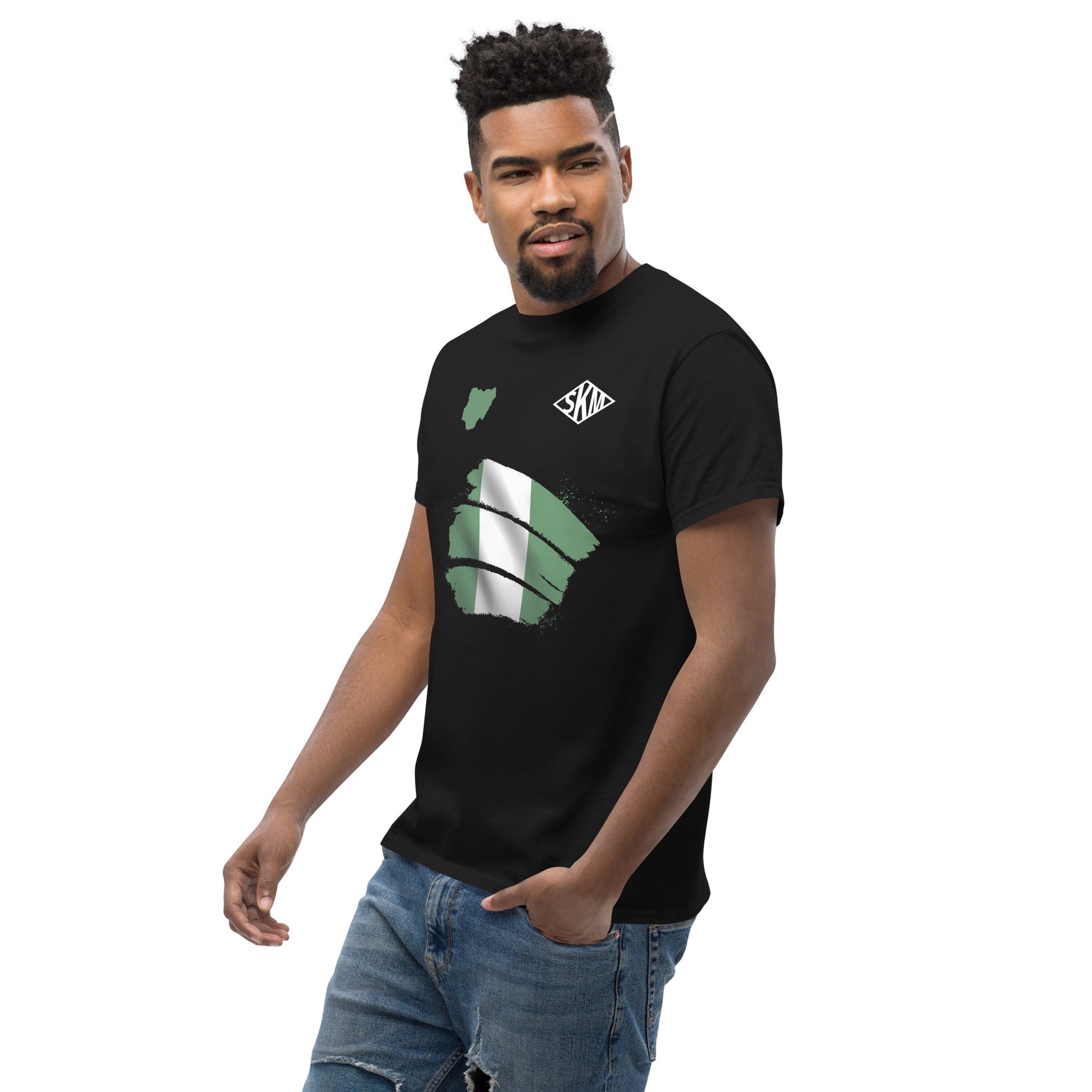T-shirt Nigeria Vibes Black - SKM SHOP