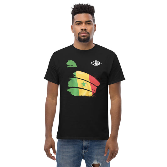 T-shirt Sénégal Vibes Black - SKM SHOP