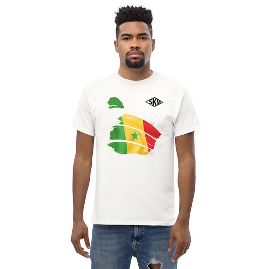 T-shirt Sénégal Vibes White - SKM SHOP