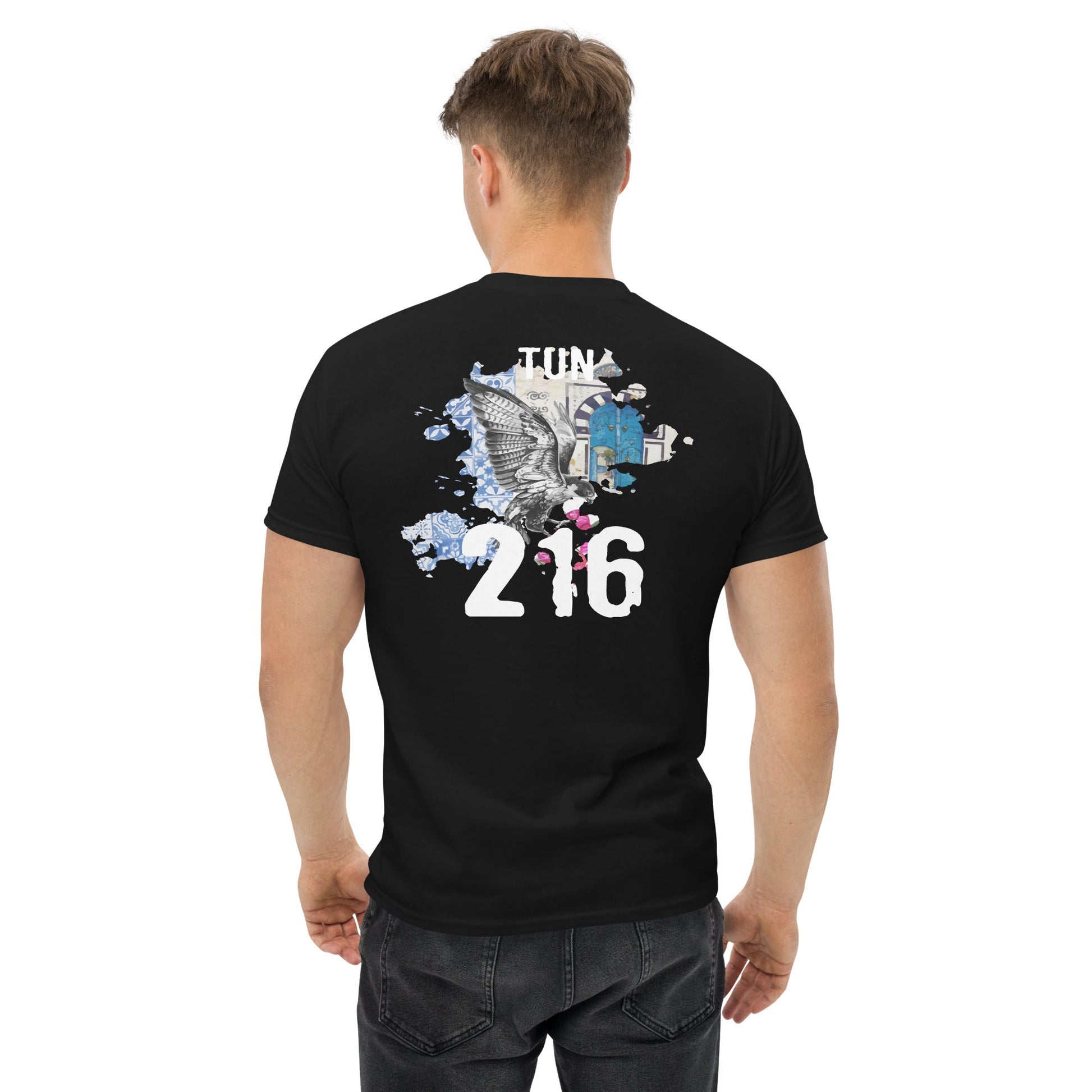 T-shirt Tunisie Vibes Black - SKM SHOP