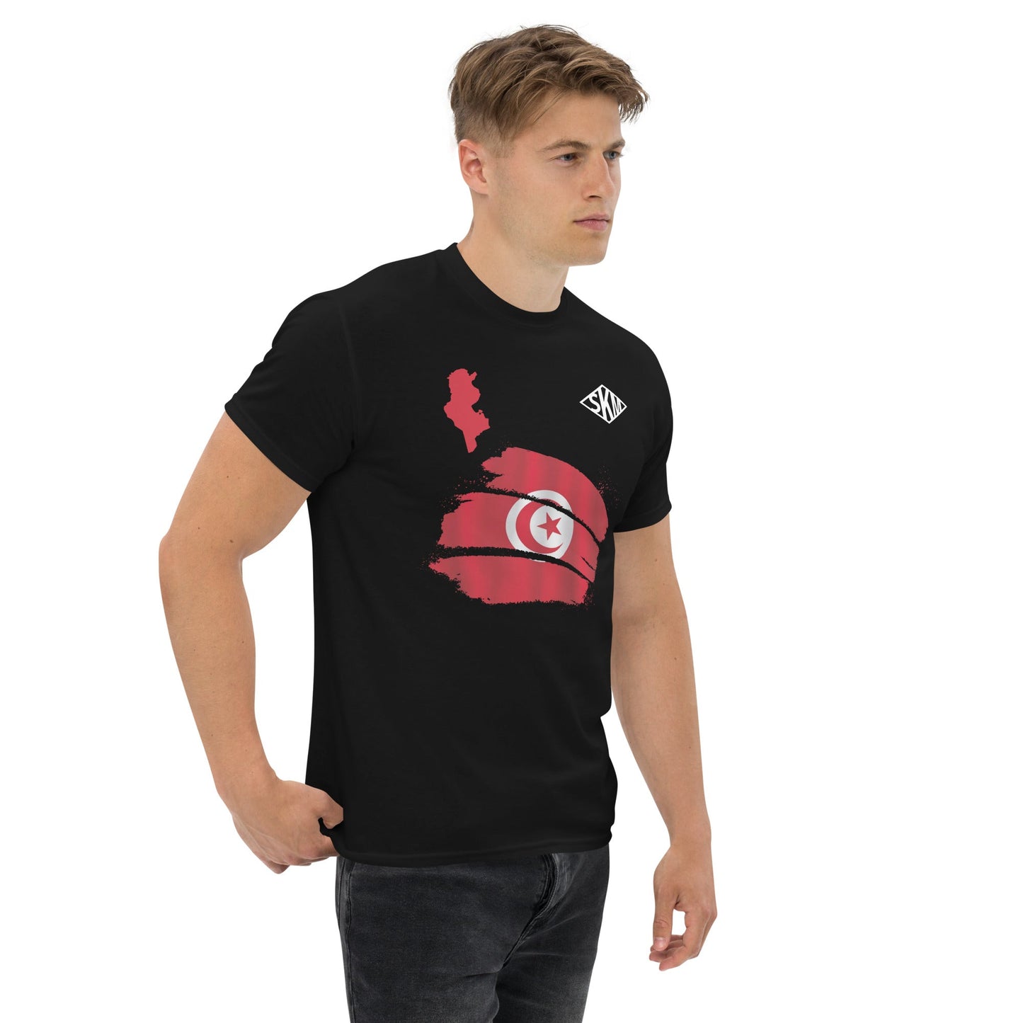 T-shirt Tunisie Vibes Black - SKM SHOP