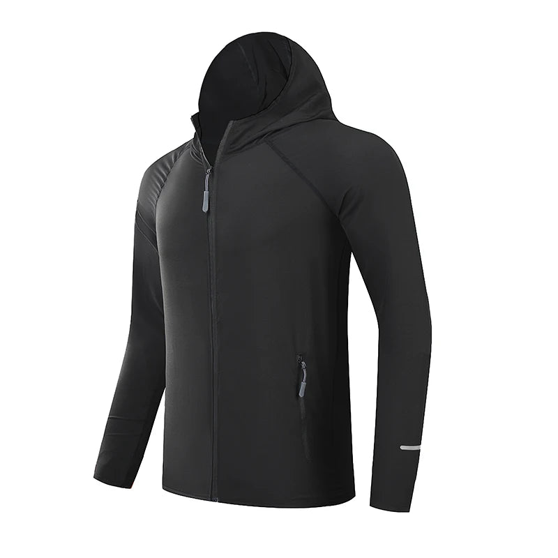 Veste de Course Légère Réfléchissante – Séchage Rapide & Protection Solaire - SKM SHOP