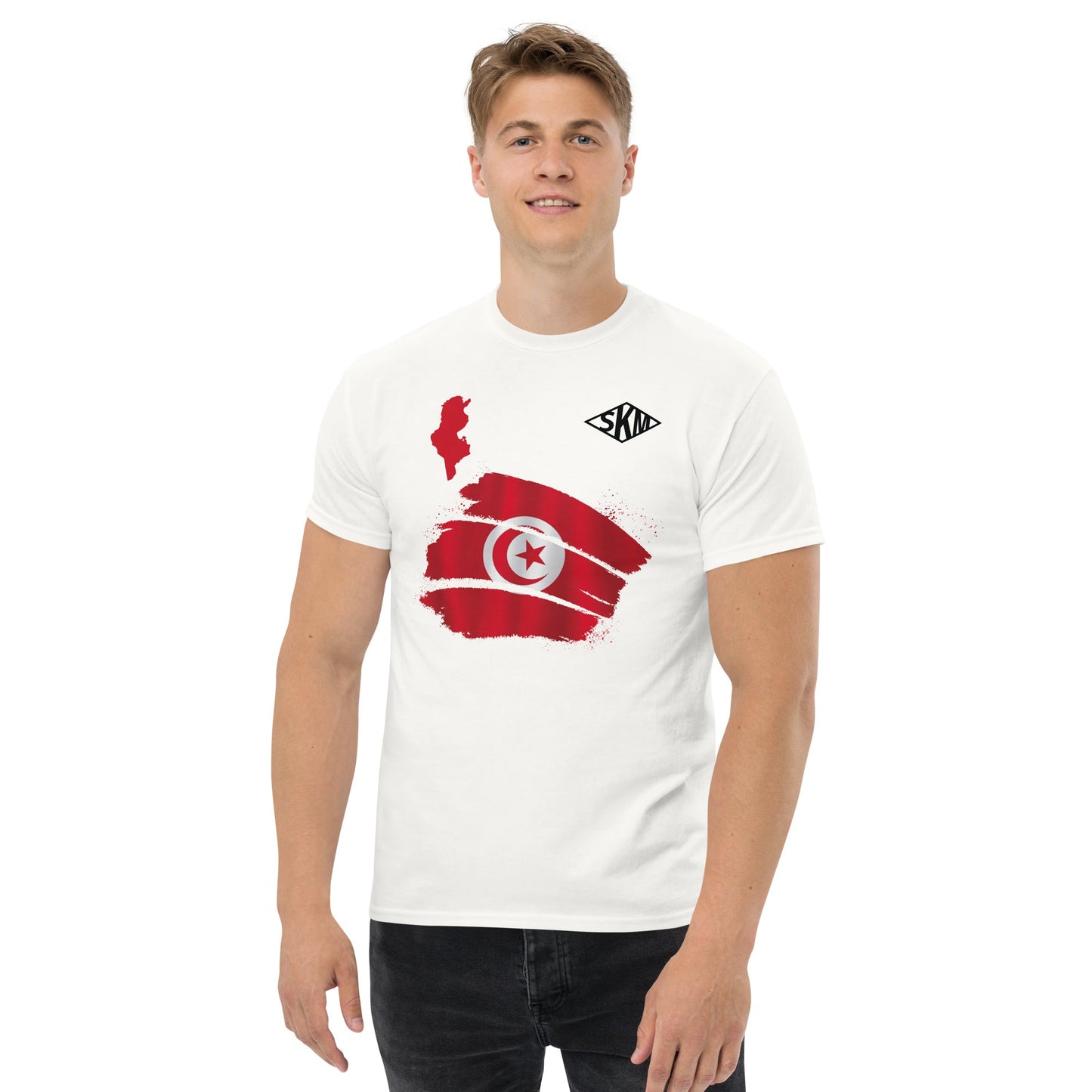 T-shirt Tunisie Vibes White - SKM SHOP